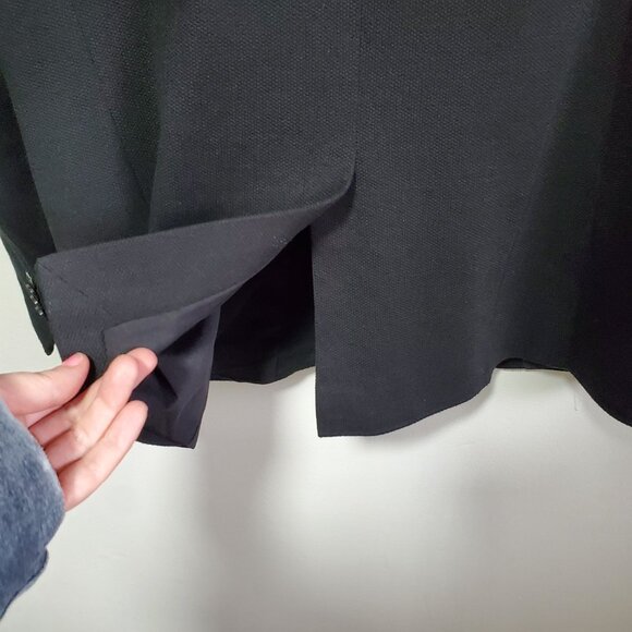 ZARA ESSENTIALS Daily Outfit Oversized Fit Blazer Double Button Black Women's XL - Picture 9 of 16